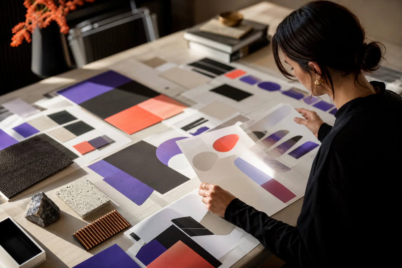 A specialist shaping a visual message system for a startup GTM cycle
